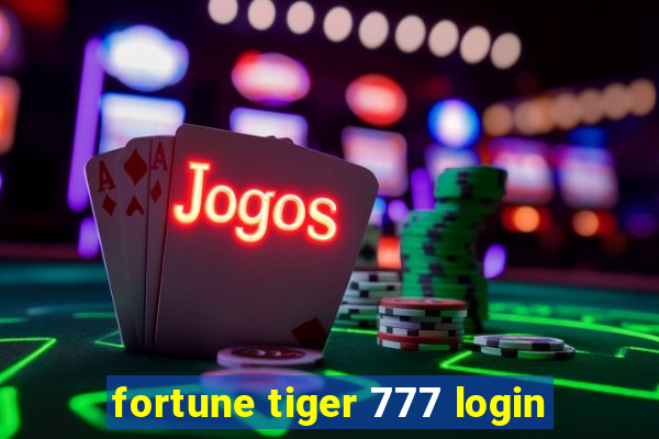 fortune tiger 777 login